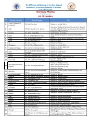 Ministerial Meeting List Of Speakers - Permanent Committee For ...