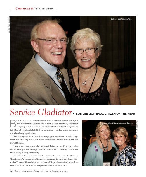 Service Gladiator - Quintessential Barrington Magazine