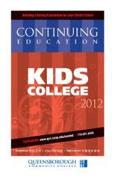 Kids College - Queensborough Community College - CUNY
