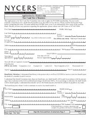 New York City Employees' Retirement System (NYCERS)