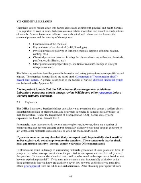 Chemical Hygiene Plan - Queensborough Community College ...