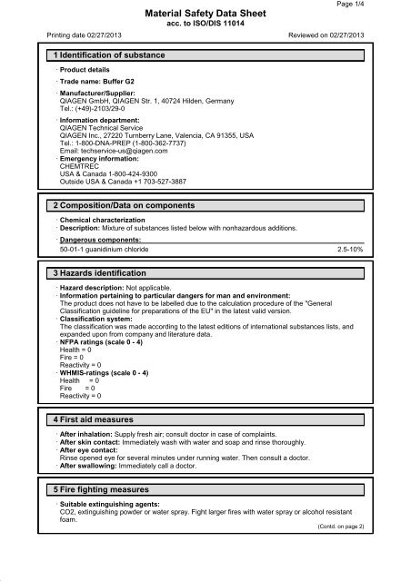 Buffer G2 - Qiagen