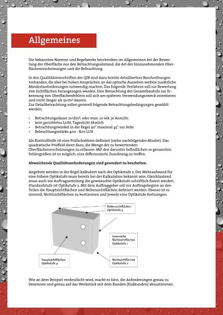 Visuelle Beurteilung organisch beschichteter, dekorativer OberflÃ¤chen