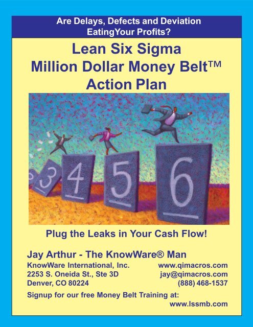 Lean Six Sigma Action Plan 2012.p65 - QI Macros for Excel