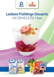 Leckere FrÃ¼hlings-Desserts mit QimiQ & Ed. Haas