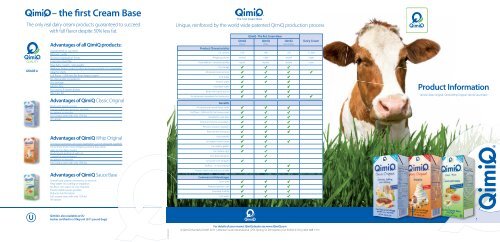 Download the product brochure here - QimiQ