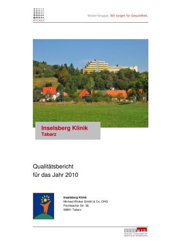 QualitÃ¤tsbericht 2010 - Inselsberg-Klinik