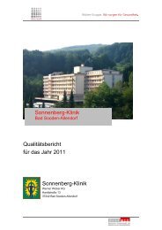 Der QualitÃ¤tsbericht als PDF - Sonnenberg-Klinik Bad Sooden ...