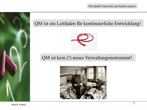 Vortrag Schmid: Ziele als Steuerungsinstrument - QmbS