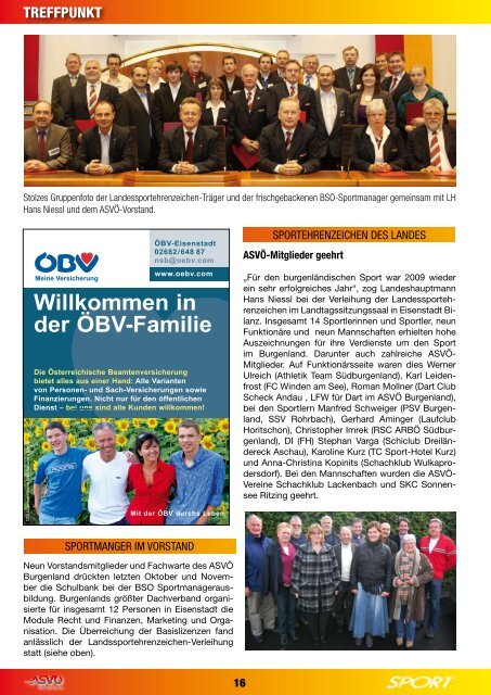 in der ÖBV-Familie - ASVÖ Burgenland