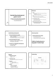 Handwriting development grade 2 and 3