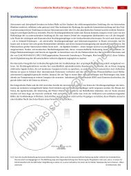 Strahlungsdetektoren - Astronomie und Astrophysik
