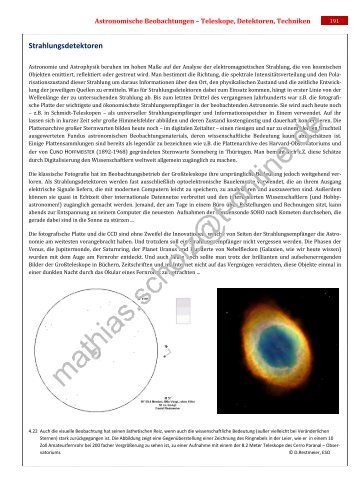 Strahlungsdetektoren - Astronomie und Astrophysik