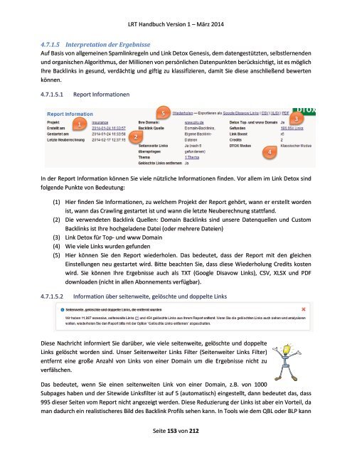 Link Research Tools Handbuch