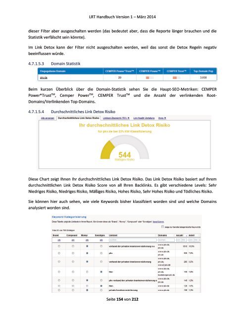 Link Research Tools Handbuch