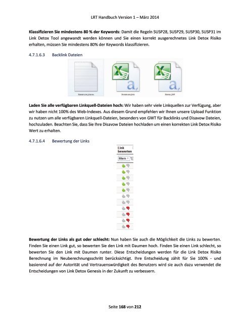 Link Research Tools Handbuch