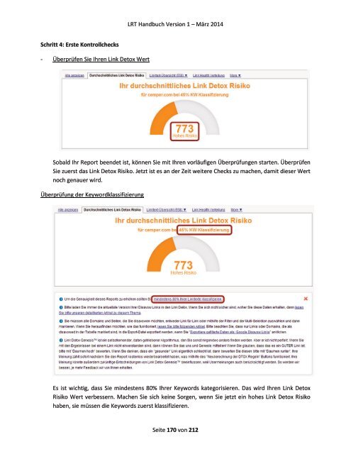 Link Research Tools Handbuch