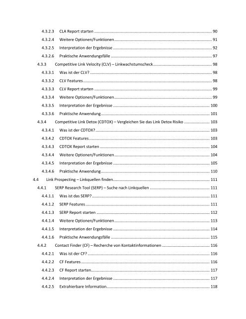 Link Research Tools Handbuch