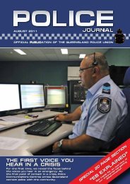 the first voice you hear in a crisis - Queensland Police Union