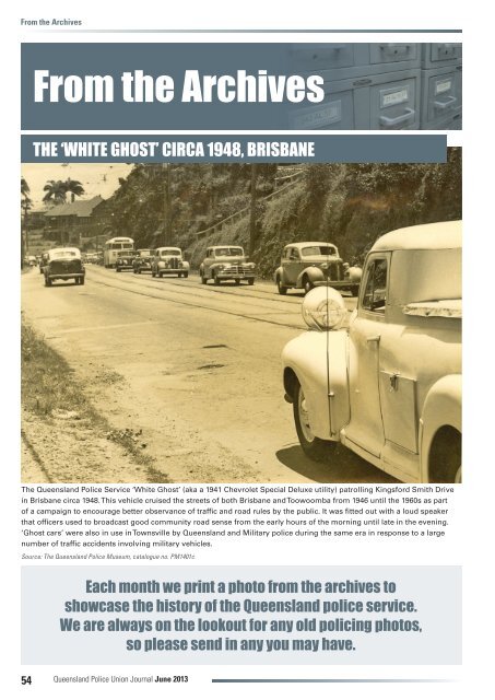 Queensland Police Union Journal