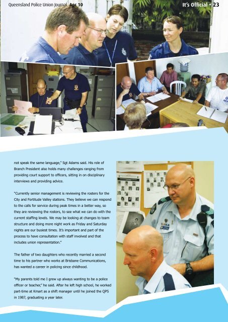 General Secretary's - Queensland Police Union