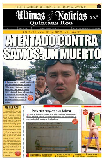 4 - Ultimas Noticias Quintana Roo