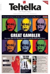 The People's Paper - Tehelka eMagazine