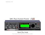 QRS Player Systems Presents - QRS Music Technology