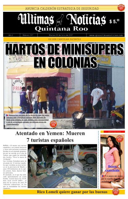3 - Ultimas Noticias Quintana Roo