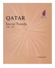 Qatar: Social Trends 1998-2010 - Qatar Statistics Authority WEBSITE