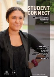 Student Connect May 2012 - Queensland Studies Authority