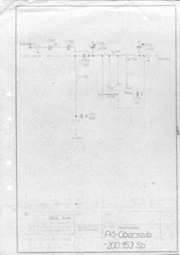 Schaltplan von der Endstufe (PDF) vom Teltow 215 D - QSLNET.de