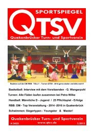 Sportspiegel 2013 - 2. Quartal - QTSV