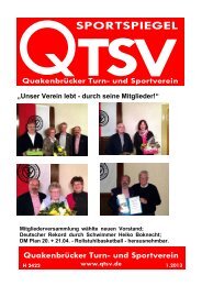Sportspiegel 2013 - 1. Quartal - QTSV