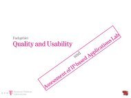 Ãberblick (PDF, 1,5 MB) - Quality and Usability Lab - TU Berlin