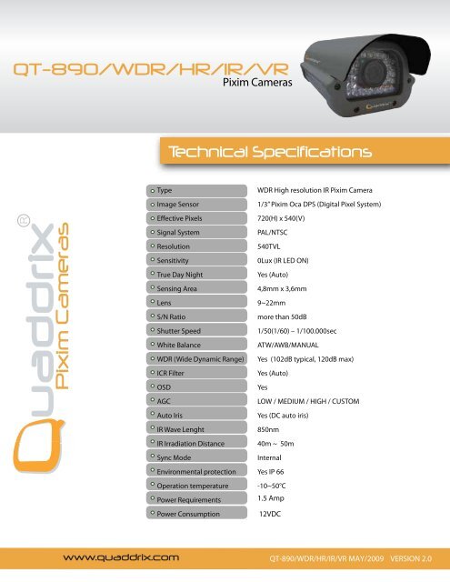 oQ-890-WDR-HR-IR-VR Version 2 - Quaddrix Technologies