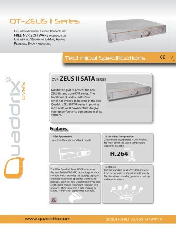 QT-ZEUS II Series - Quaddrix Technologies