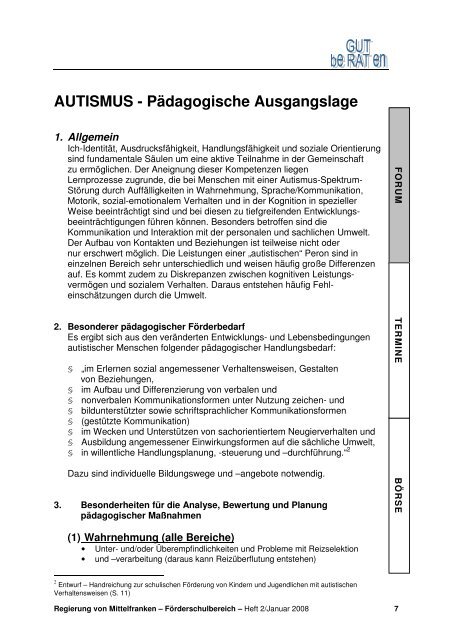 AUTISMUS - ASchuM-Arbeitsgemeinschaft Schulberatung in ...