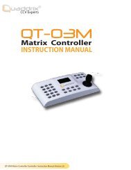 INSTRUCTION MANUAL Matrix Controller