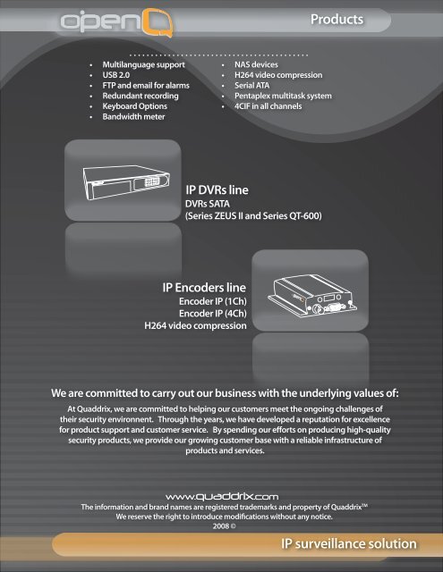 About openQ - Quaddrix Technologies