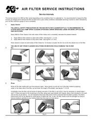 AIR FILTER SERVICE INSTRUCTIONS - Quadratec