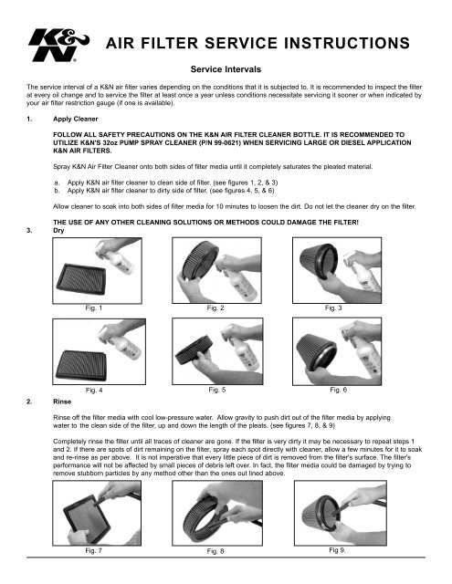 AIR FILTER SERVICE INSTRUCTIONS - Quadratec