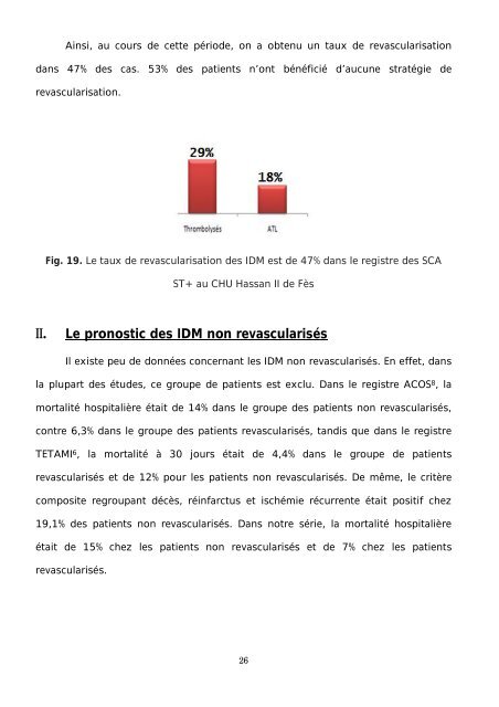 I. Les facteurs associés à la « non reperfusion - Faculté de ...