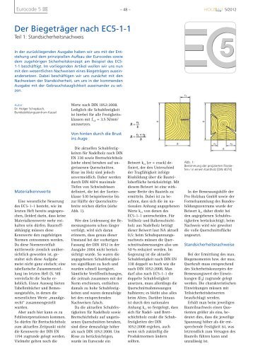 Der Biegeträger nach EC5-1-1 - Quadriga