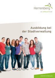 Ausbildung bei der Stadtverwaltung