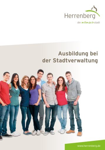 Ausbildung bei der Stadtverwaltung