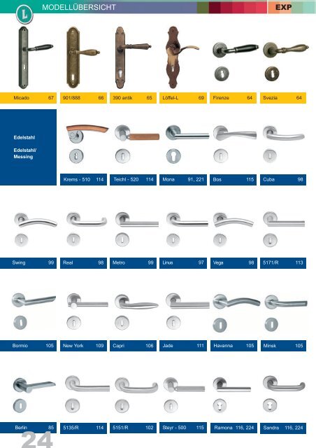 Exportkatalog 14/15 Türbeschläge