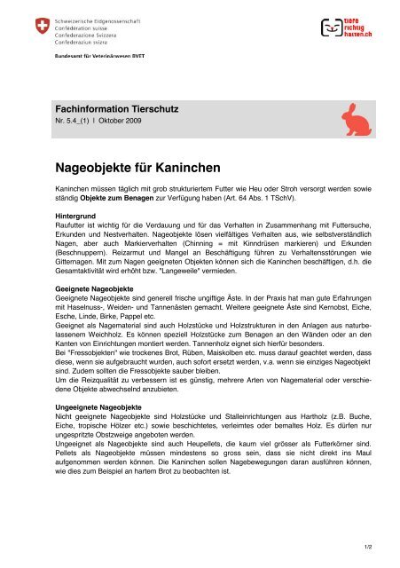 Kaninchen - Qualinova AG