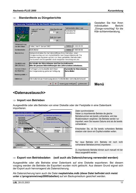 Nachweis-PLUS 2000 - Qualinova AG