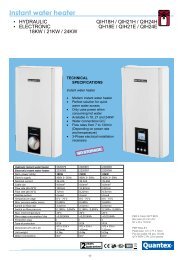 Instant water heater - Quantexgroup.com